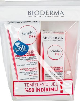 Bioderma Sensibio Ds + Cream 40 ml + Sensibio Ds + Foaming Gel 200 ml Set 8699956512440