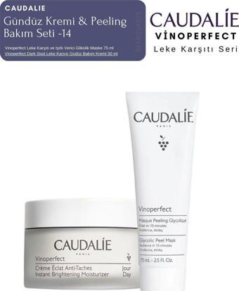Caudalie Vinoperfect Leke Bakım Seti -14 | Gündüz & Peeling Orijinal Boy