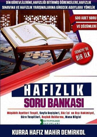 Hafızlık Soru Bankası - Mahir Demirkol - Kutup Yıldızı Yayınları