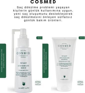 Cosmed Saç Dökülme Karşıtı Bakım Seti | Anti Hair Loss Serum + Shampoo Orijinal Boy