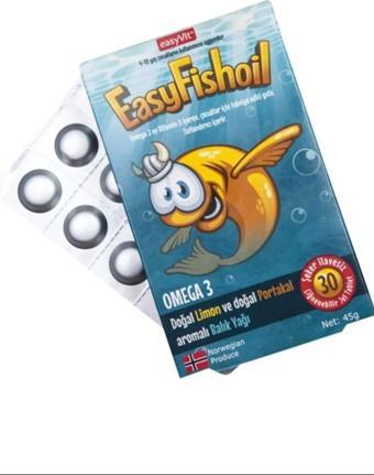 Easyvit Easyfishoil Omega 3 Çiğnenebilir 30 Adet Jel