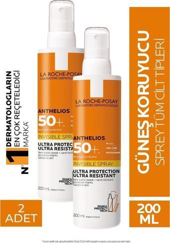 La Roche Posay Anthelios Invisible Spray Spf50 200 ml 2 Ade