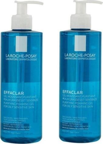 La Roche Posay Effaclar Jel Temizleme Jeli 400 ml X 2'li