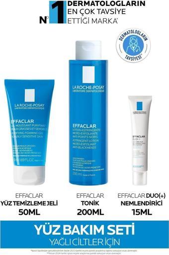 La Roche Posay Effaclar Yağlı ve Sivilceye Eğilim Gösteren Ciltler için Sivilce Karşıtı Cilt Bakım Seti