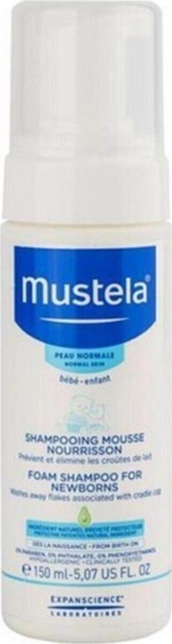 Mustela Foam Shampoo For Newborns - Yenidoğan Köpük Şampuanı 150ml