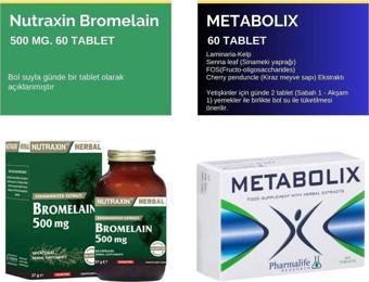 Pharmalife Metabolix Detox Set | Metabolix 60 Tablet & Bromelain 60 Tablet