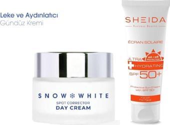 Sheida Snow White Day Krem | Güneş Kremi 75 Ml - Leke Bakım Seti 1