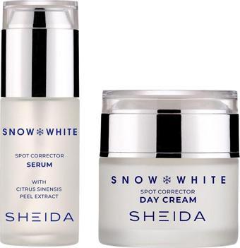 Sheida Snow White Leke Açıcı Gündüz Kremi + Serum