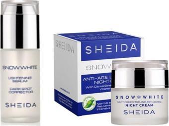 Sheida Snow White Serum 40 Ml&snow White Gece Kremi 40 Ml 2'li Set