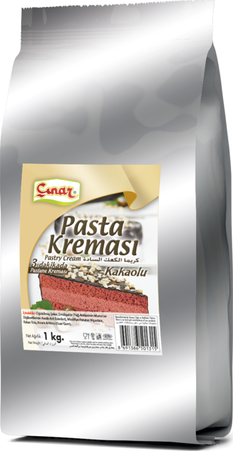 ÇINAR PASTA KREMASI (KREM PATİSERİ) KAKAOLU 1 KG x 10 ADET