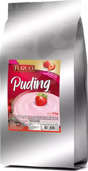 Furuo PUDİNG ÇİLEK AROMALI 3 KG x 5 ADET