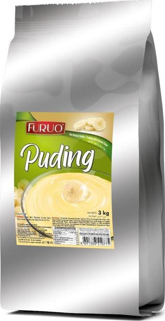 ÇINAR PUDİNG MUZ AROMALI 3 KG x 5 ADET