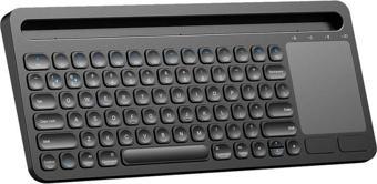 Blic Kablosuz Type-C Şarjlı Telefon, Tablet Standlı Bluetooth Klavye BK281
