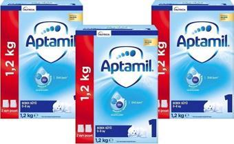 Aptamil 1 Bebek Sütü 3X1200 Gr 0-6 Ay