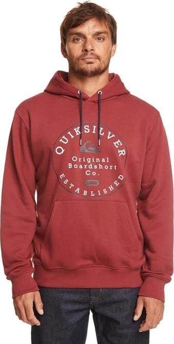 Quıksılver Ls Tekstil Sweatshırt Tıbetan Red Erkek Sweatshirt