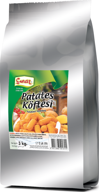 ÇINAR PATATES KÖFTESİ 3 KG x 3 ADET