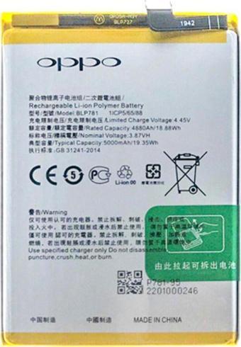 Oppo A55 Orijinal BLP805 Batarya Pil