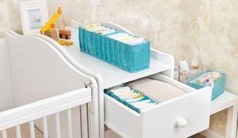 Buti Baby Akordiyon Organizer Çekmece Düzenleyici Small Turkuaz 104102  KASA - 205