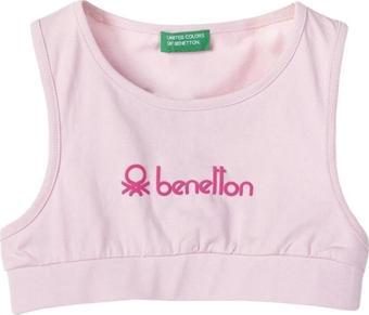 Benetton Kız Çocuk Pembe Bralet Atlet