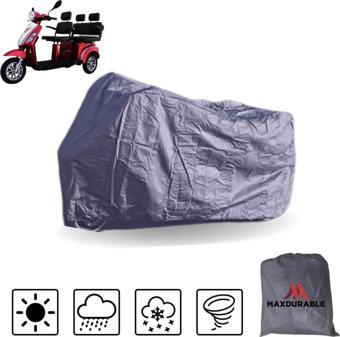 Maxdurable Stmax Gf 930 3 Uyumlu  Tekerlekli 3 Kişilik Elektrikli Motosiklet Motor Koruma Brandası