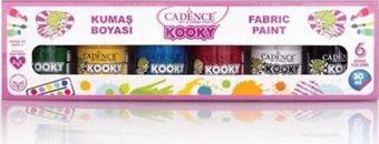 Cadence Kooky Kumaş Boyası 6lı 30Ml