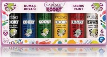 Cadence Kooky Kumaş Boyası Set1  6X59Ml