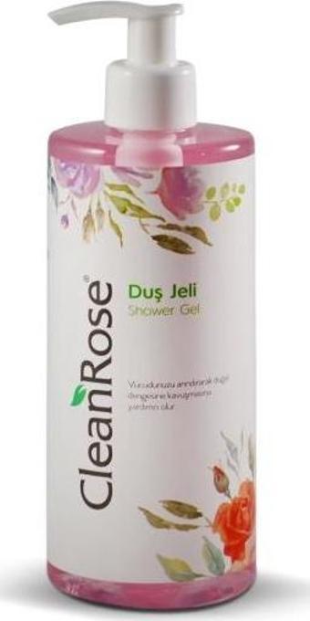 Clean Rose Duş Jeli Pompalı 400 Ml