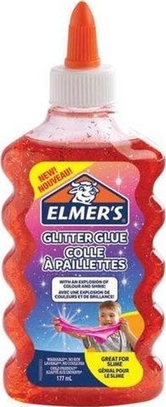 Elmer's 177 ml Simli Kırmızı Yapıştırıcı