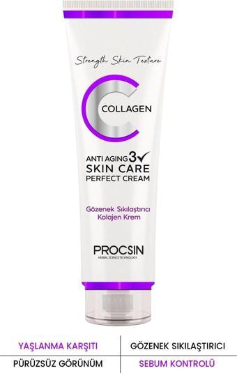 Procsin Yaşlanma ve Kırışıklık Karşıtı Kolajen Krem 50 ML