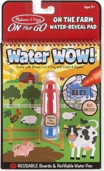 Melissa & Doug Çiftlik Water Wow Su ile Boyama Kitabı