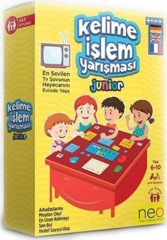 Neo Kelime İşlem Yarışması Junior Aile Kutu Oyunu