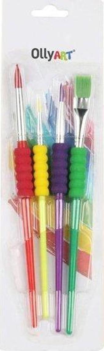 Lino Ollyart Blisterli 4lü Fırça Seti