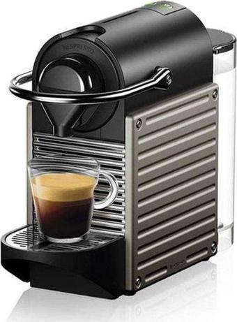 Nespresso C66T Pixie Titan Bundle Kahve Makinesi Gri