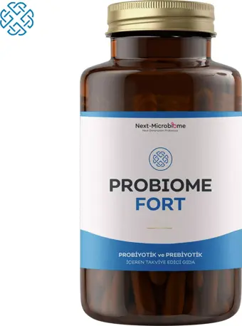 Next Microbiome Probiome-Fort Takviye Edici Gıda (60 Kapsül)