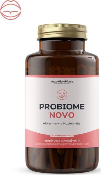 Next Microbiome Probiome-Novo Akkermansia Muciniphila Içeren Çiğneme Tablet