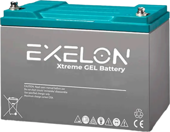 Exelon 12 Volt 100 Amper Jel Akü Derin Döngü Deep Cycle