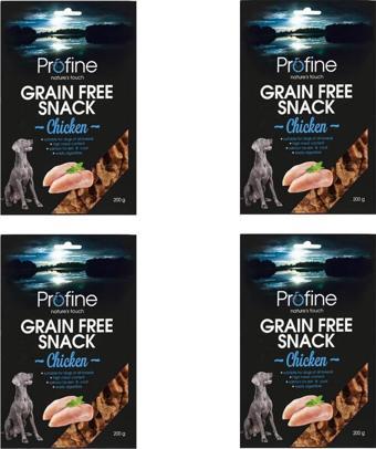 Profine 200Gr Tavuk Etli Tahılsız Grain Free Chicken Snack 4Adet Köpek Ödülü