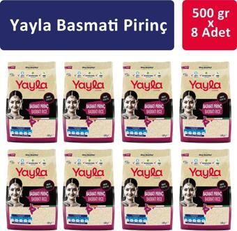 Yayla Basmati Pirinç 500 gr x 8 Adet