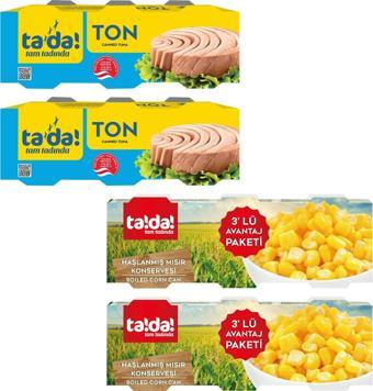 Tada Ton Balığı 3x75 gr + Mısır Konservesi 3x200 gr 4 lü Set