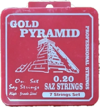 Pyramid 0.20 Uzun Sap Bağlama Saz Teli (Tezene Hediyeli)