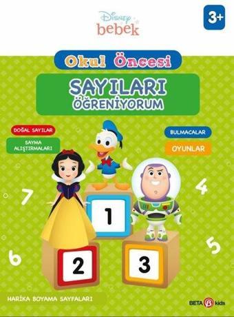 Disney Eğitsel Okul Öncesi Sayıları Öğreniyorum 3+Yaş - Kolektif  - Beta Kids