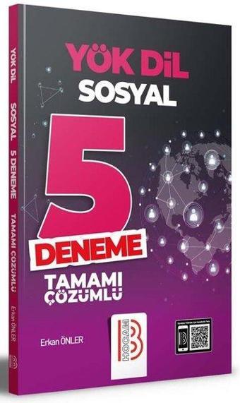 YÖKDİL Sosyal Tamamı Çözümlü 5 Deneme - Benim Hocam Yayınları