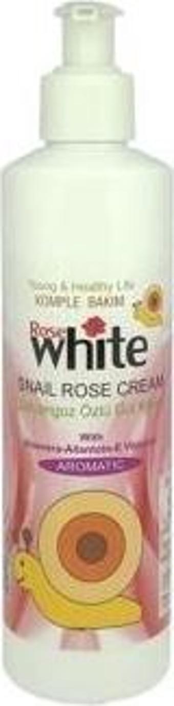 Rose White Salyangoz Özlü Gül Kremi 200 ml