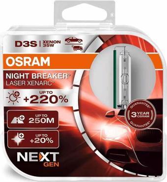 Osram Far Ampulü Xenon D3S 12V 35W Night Breaker 66340XNN-HCB