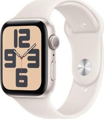 Apple Watch SE GPS 40mm Aluminium Case with Starlight Sport Band - M/L