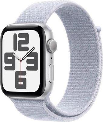 Apple Watch SE GPS 40mm Aluminium Case with Blue Cloud Sport Loop