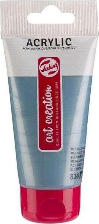 Talens Art Creation Akrilik Boya 75 ml Metallic Blue 834