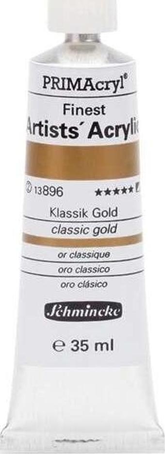 Schmincke PRİMAcryl Artist Akrilik Boya 35 ml Seri 2 Classic Gold 896