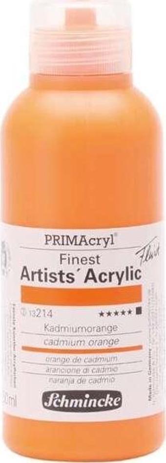 Schmincke PRİMAcryl Artist Akrilik Boya 250 ml Seri 3 Cadmium Orange 214