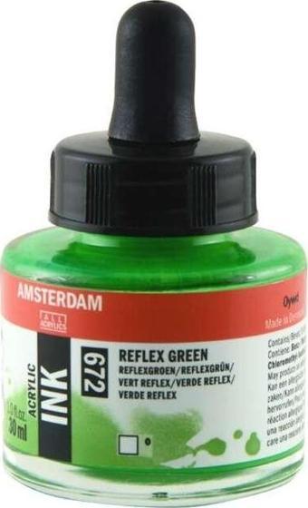 Talens Amsterdam Akrilik Mürekkep 30 ml Reflex Green 672